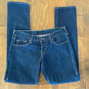 TRUE RELIGION Brianna Straight Leg Dark Wash 3 Button Women’s Jeans Size 26